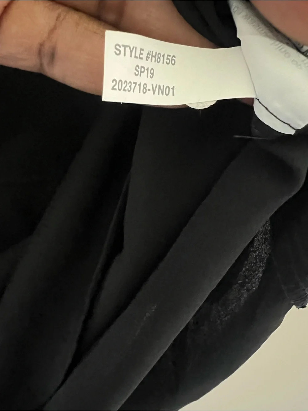J Crew 365 Size Large Tall Top Black Sleeveless Split Neck Banded Collar Office
